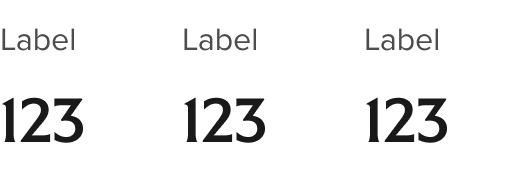 Horizontal large values